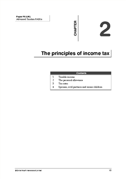 Emile Woolf International - P6 (Uk) Advanced Taxation Fa2016 - Chapter ...